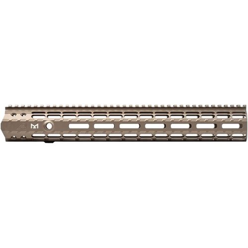 Le maniglie M-LOK Enhanced di Aero Precision offrono un design free float leggero, compatibilità con gas block e un sistema modulare avanzato per il tuo M5 .308.