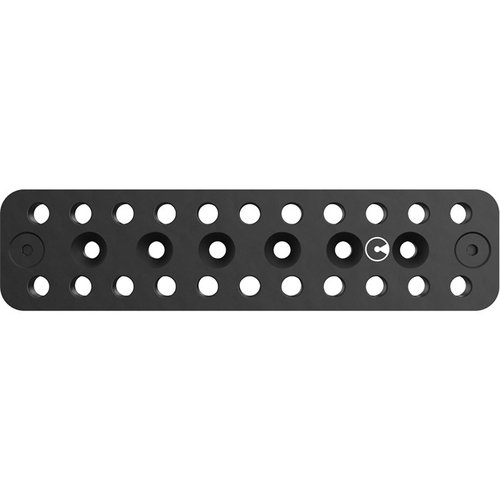 Il UD Arca Dynalock Rail offre compatibilità con accessori Arca e Dynalock, installazione semplice con M-LOK e robustezza in alluminio anodizzato.