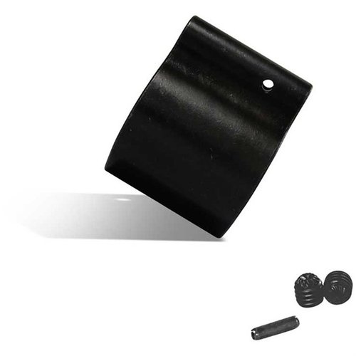 Blocchetto gas low profile AR-15 in acciaio 4140, con finitura in fosfato di manganese, include set screw e roll pin, ideale per qualsiasi build superiore.