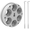 Il Carrier Utensili Ultimate per Ultimate Turret Press è realizzato con precisione, disponibile in 3, 4, 5 e 6 posizioni per die, compatibile con Lee Breech lock bushing.