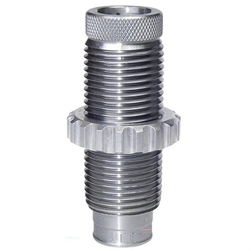 Il RIFLE FACTORY CRIMP DIE di Lee Precision offre una crimpatura sicura per una maggiore precisione, anche senza crimp groove, migliorando la consistenza della pressione.