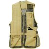 Il gilet da tiro BOB ALLEN in rete leggera e traspirante offre tasche per cartucce, regolazione in vita e compatibilità con Insert-A-Pad per il massimo comfort.