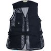 Il gilet da tiro BOB ALLEN in rete è leggero e traspirante, con tasche per cartucce e compatibilità per Insert-A-Pad, perfetto per ogni tiratore.