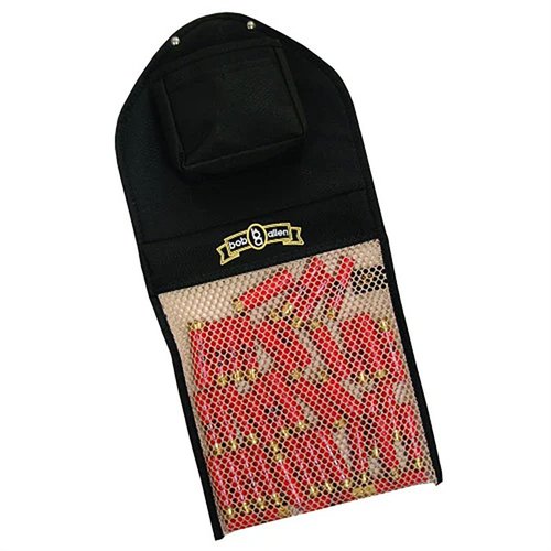 La BOB ALLEN SIGNATURE SERIES HANDICAP COMBO SHELL POUCH è realizzata in nylon ripstop leggero, ha spazio per una scatola di cartucce e un comparto per 100 bossoli.