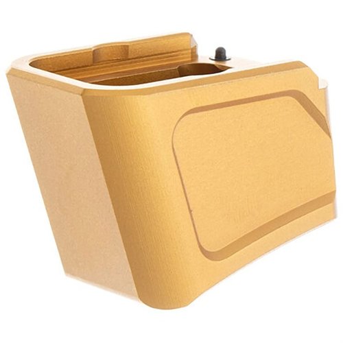 L'estensione del caricatore Tyrant CNC per Glock 19/23/26 aumenta la capacità di 5 colpi, è facile da installare senza attrezzi e migliora il controllo.