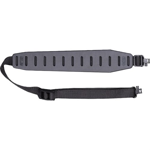 La QUAKE CLAW 2.0 Sling offre un pad antiscivolo per una maggiore comodità, distribuisce il peso e non assorbe acqua, ideale per fucili e carabine.