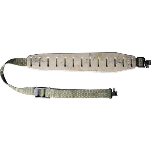 La QUAKE CLAW 2.0 Sling offre un pad antiscivolo, comfort eccezionale, resistenza all'acqua e compatibilità con fucili e carabine grazie ai ganci swivel.