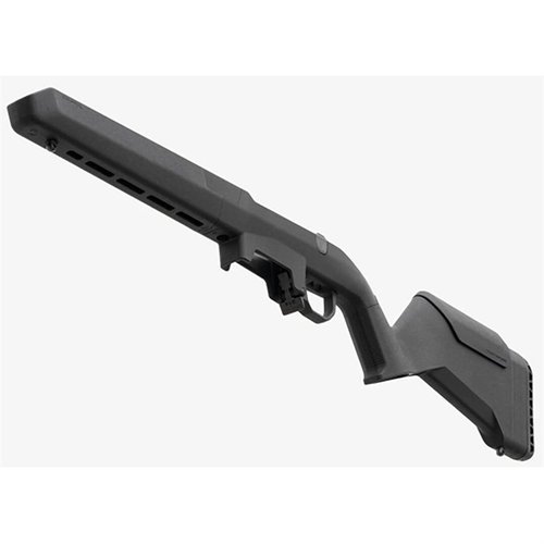 Il Magpul Hunter Lite è un calcio regolabile leggero per Ruger American, con ergonomia migliorata, compatibile con modelli destri e sinistri e dotato di M-LOK.