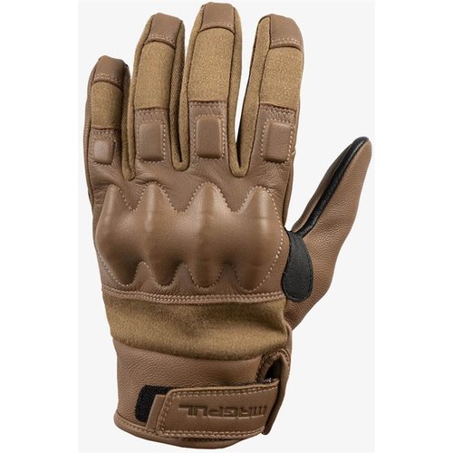 I guanti MAGPUL BREACH GLOVE 2.0 offrono protezione D30, resistenza al fuoco, comfort con pelle di capra e compatibilità touch-screen per un'ottima destrezza.