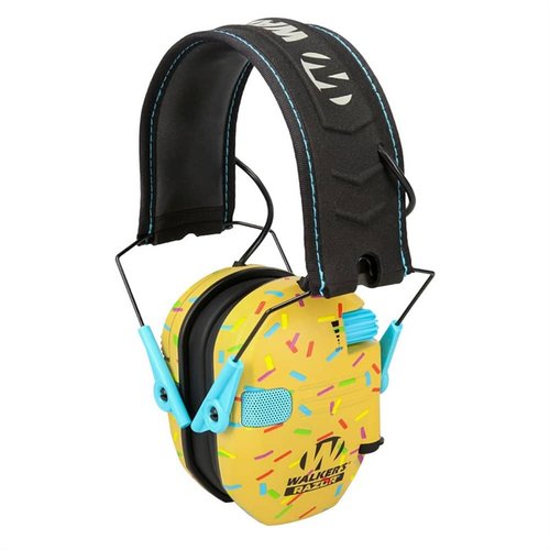Le Walkers Razor Slim Electronic Muffs offrono una protezione acustica compatta e pieghevole, con riduzione del suono di 23 dB e microfoni omnidirezionali.