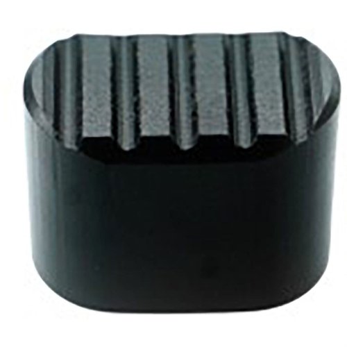 Migliora la funzionalità del tuo fucile con il pulsante di rilascio del caricatore RISE ARMAMENT AR-15: design concavo e scanalature antiscivolo per un uso sicuro.