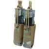 La doppia tasca per caricatori GBRS con bungee retention è compatibile MOLLE/BELT, offre un'ottima ritenzione e un'estrazione fluida per la maggior parte dei caricatori.