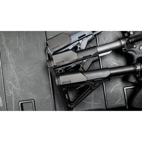 Il Valkyrie Cheek Riser è compatibile con i calci CTR, MOE e DT Magpul, disponibile in tre altezze e costruito in nylon rinforzato con fibra di carbonio.