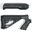 ADAPTIVE TACTICAL, LLC EX PERFORMANCE ADJ STOCK & FOREND FOR MOSSBRG 500/590/88 BLK