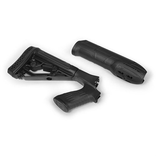 L'EX Performance Adjustable Pistol Grip Stock per Mossberg 500/590/88 offre un design avanzato, lunghezza di tiro regolabile e attacco QD integrato, ideale per il miglioramento.