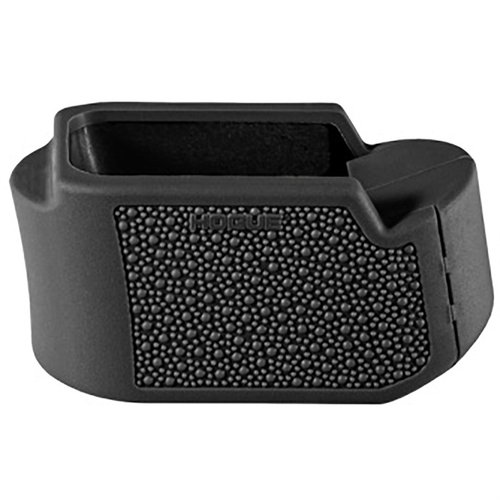 Migliora il controllo della tua Glock 26 con il pad di estensione Hogue, che offre una presa sicura, protezione durante i ricaricamenti e installazione semplice.