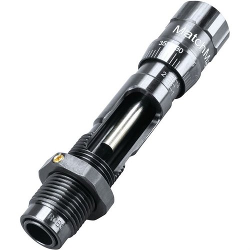 Il dies Matchmaster RCBS offre un'accuratezza imbattibile, un sistema di ritenzione del proiettile e un micrometro oversize per regolazioni facili.