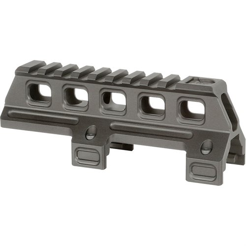 Migliora il tuo HK MP5/MP5K con il montaggio ottico Midwest Industries: installazione facile, compatibilità versatile e design ergonomico per prestazioni superiori.