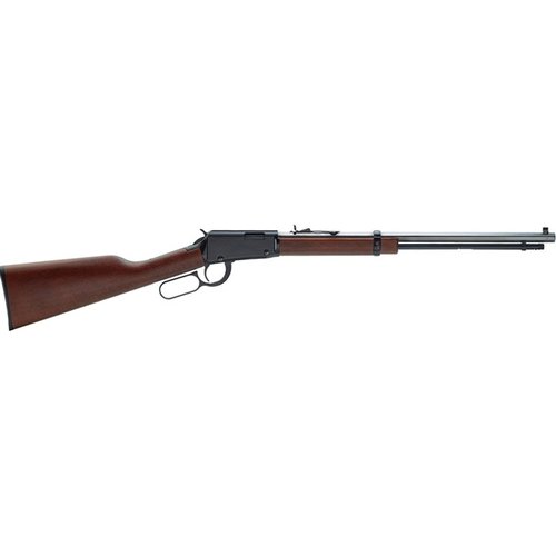 Il fucile a leva H1 Frontier .22 offre un design classico con canna ottagonale, azione fluida e possibilità di montare ottiche, ideale per tiro e caccia.