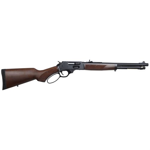 Il H12 PROTECTOR è un carabina a leva .357 Magnum/.38 SPL con canna da 16.5", impugnatura in noce e calciolo ventilato, ideale per la protezione quotidiana.
