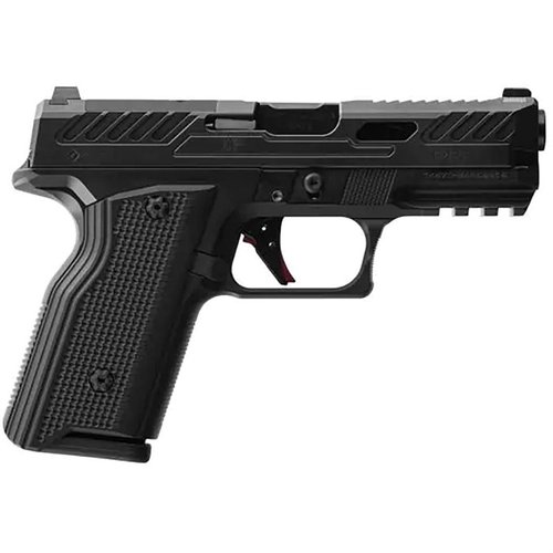 XF PRO™ 9MM è una pistola semi-automatica in metallo, compatibile con caricatori Glock®, con canna da 4”, sistema di rinculo metallico e impugnature intercambiabili.