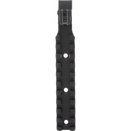 Il V-SERIES TRU GLO SCOPE RAIL offre una soluzione di mira dual-mode, con un'ottica montabile e un mirino posteriore in fibra ottica per una rapida acquisizione del bersaglio.