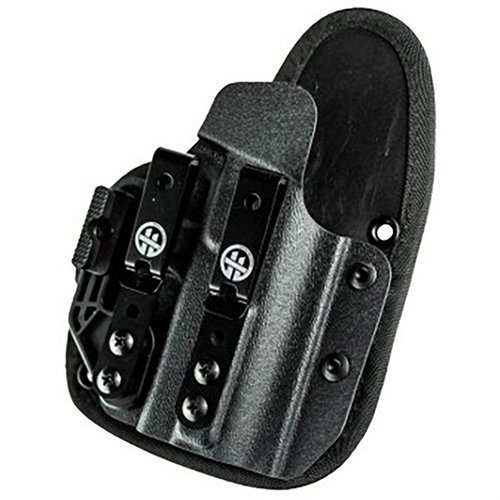 L'OMNICARRY IWB è un holster universale per oltre 200 modelli 1911/2011, con ritenzione superiore, design compatibile e comfort ottimale per l'uso quotidiano.