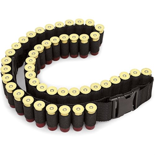 Il Bandolier per Shotgun ADAPTIVE TACTICAL tiene fino a 45 cartucce a portata di mano, è realizzato in nylon resistente e regolabile per un uso intensivo.