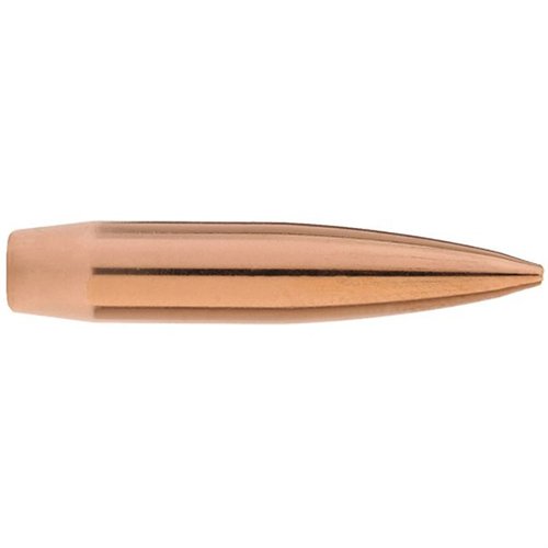 I proiettili MatchKing 6.5mm offrono precisione insuperabile grazie a un design accurato, con jacket sottili e coefficiente balistico elevato.