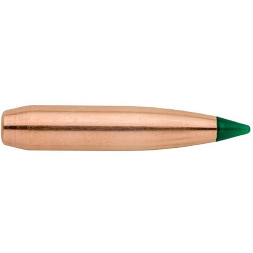 Le palle TIPPED GAMEKING 6.5MM (0.264") di SIERRA offrono espansione migliorata e penetrazione controllata, ideali per la caccia a cervi, alci e orsi.