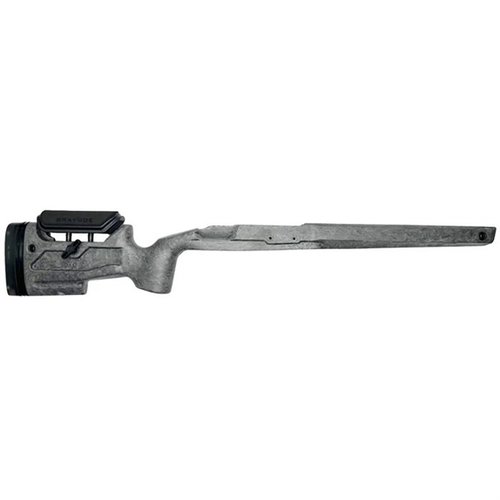 Il CORE UMC COMPATIBLE ADJUSTABLE STOCK di GRAYBOE è realizzato in carbonio avanzato, offre forza, rigidità e bilanciamento eccellenti, compatibile con AICS.