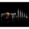 Il kit MODULAR SIZING DIE offre una versatilità unica con un corpo die che si adatta a tutta la famiglia di cartucce, garantendo concentricità e tensione di neck di 0,003".