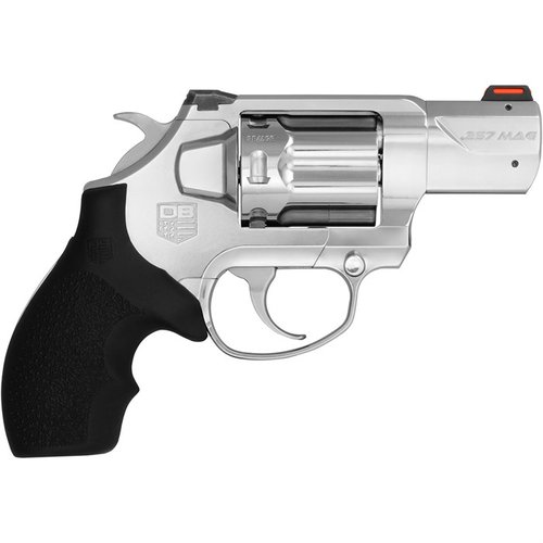 Il revolver DIAMONDBACK SDR .357 MAGNUM/.38 SPL +P è compatto, realizzato in acciaio inossidabile, con mirini in fibra ottica e un grilletto eccezionalmente fluido.
