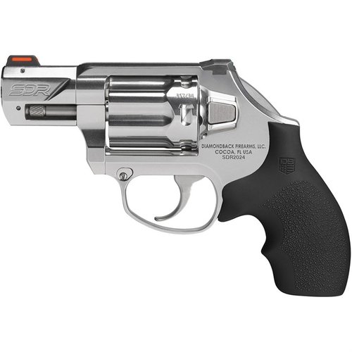 Il revolver Diamondback SDR .357 Magnum/.38 SPL +P con canna da 2" offre affidabilità, compattezza e precisione, ideale per la difesa personale e il porto occulto.