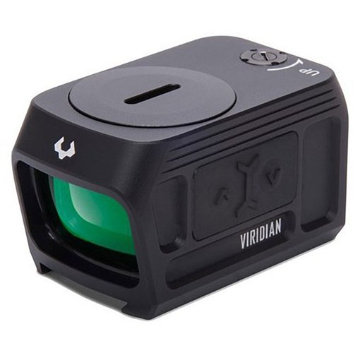 Il RFX45 di VIRIDIAN offre un alloggiamento in alluminio 6061, attivazione INSTANT-ON, durata batteria di 50k ore e reticolo verde da 5 MOA, ideale per ogni tiratore.