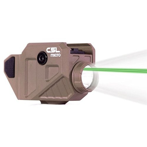 Il C5L Micro offre un potente laser verde da 550 lumen, attivazione istantanea, sistema di ricarica SAFECharge e montaggio universale, ideale per ogni tiratore.