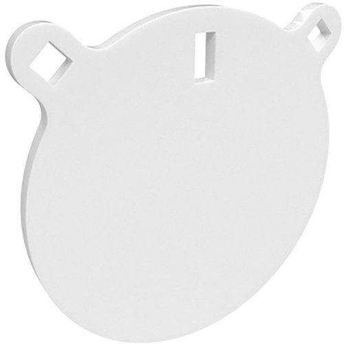 I bersagli rotondi AR500 3/8" di Birchwood Casey offrono un suono soddisfacente e visibilità migliorata grazie alla vernice bianca, ideali per allenamento e divertimento.