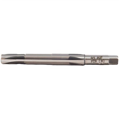 .45 ACP Finisher di Manson Precision offre reamers di alta qualità in acciaio M7, progettati per camere precise e accurate, con opzioni personalizzabili per proiettili.