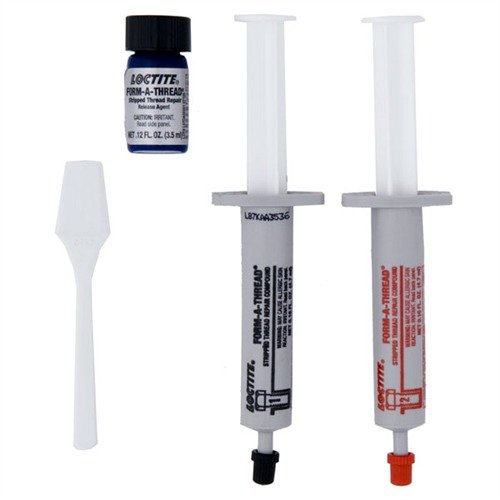 Ripara filettature danneggiate senza strumenti con FORM-A-THREAD di LOCTITE: resistente alla corrosione, efficace fino a 128 ft. lbs. di coppia.