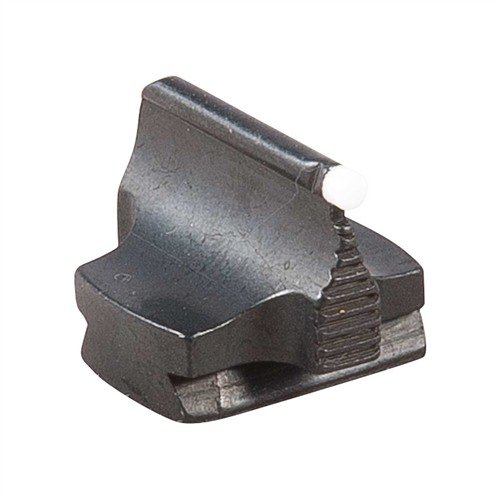 Mirino frontale BARREL MOUNTED in acciaio blu, progettato con precisione per fucili, con base arrotondata e diverse opzioni di bead per una visione ottimale.