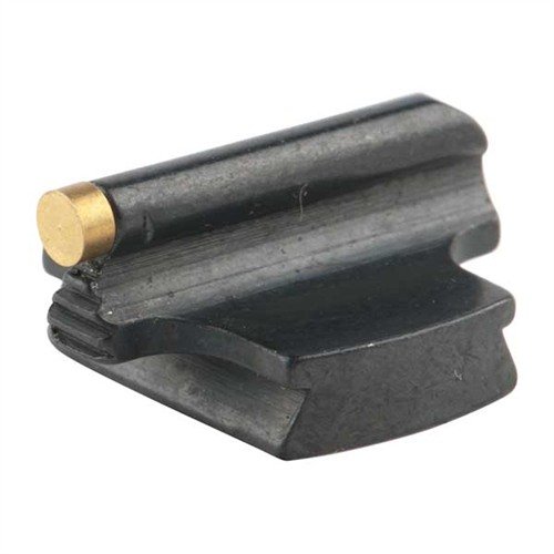 Sito frontale di alta precisione in acciaio blu per fucili, con base arrotondata per un'installazione facile su canne con taglio dovetail. Lunghezza 15mm.