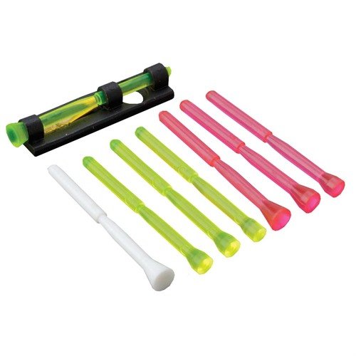 Il COMP SIGHT di HIVIZ migliora la visualizzazione del bersaglio con un'asta in polimero che offre un punto facilmente visibile in ogni condizione di luce.