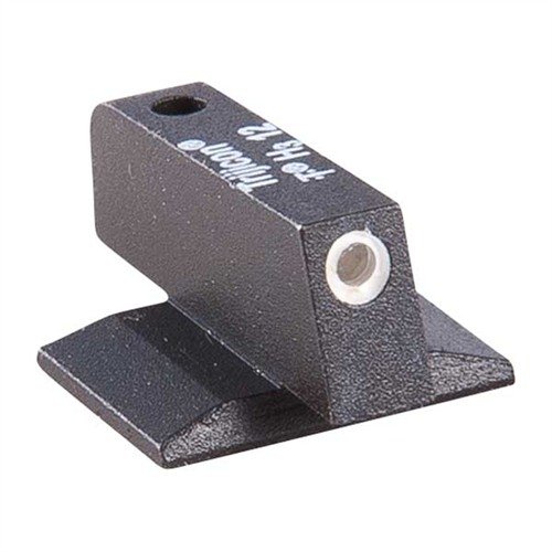 Sito anteriore TARGET RING TRITIUM NOVAK offre visibilità in condizioni di scarsa illuminazione con un punto Tritium brillante e un anello bianco per una mira precisa.