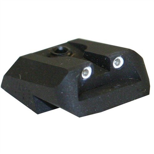 Mirino posteriore Browning Hi-Power di Novak offre una lama sottile, un angolo per una rapida acquisizione del bersaglio e riduce il riverbero.