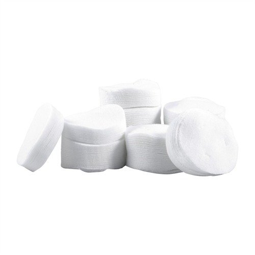 Scegli tra i patch di pulizia Otis per calibro piccolo e tutti i calibri, realizzati in cotone 100% e utilizzabili fino a 6 volte per una pulizia efficace.