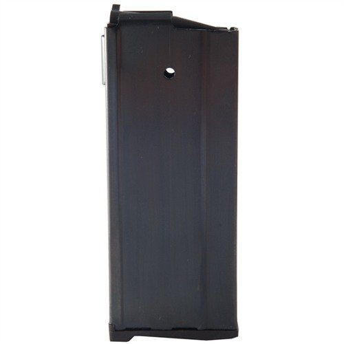 Il caricatore RUGER MINI-14 6.8 SPC da 20 colpi in acciaio blu offre un'alimentazione affidabile grazie alla molla in chrome silicon e al corpo in acciaio trattato.