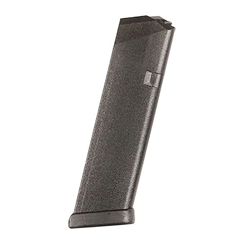I caricatori POLYMER .40 S&W per GLOCK® 22/23/27 offrono una capacità espansa fino a 27 colpi, realizzati in Zytel per durata e affidabilità.