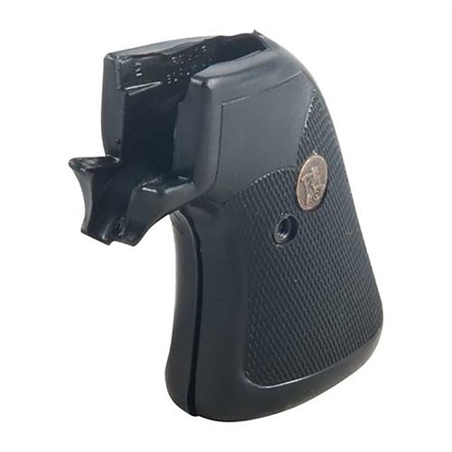 I Pachmayr Presentation Grips offrono uno stile classico, una finitura profondamente checkered e un design che aiuta a puntare dritto, rendendo il tuo revolver indistruttibile.