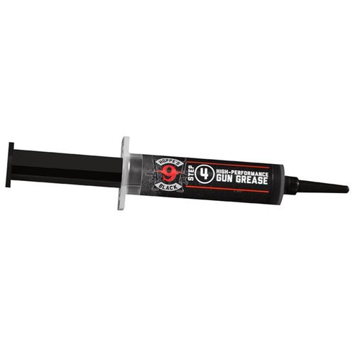 Il Hoppe's Black Gun Grease Syringe da 12cc offre una lubrificazione precisa per aree difficili, resiste a temperature da -65 a 540°F e garantisce una protezione ottimale.