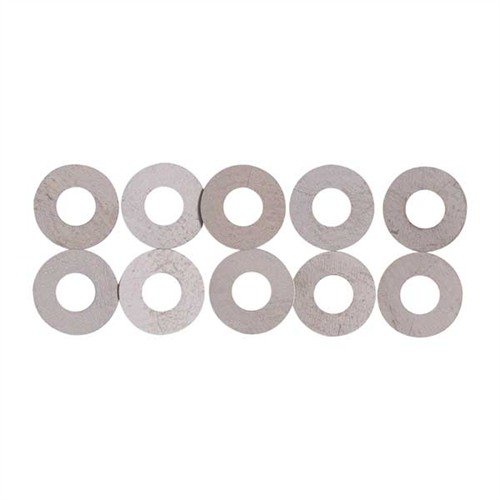 I S&W SIDEPLATE SHIMS migliorano il grilletto S&W rimuovendo il gioco tra il grilletto e la sideplate, offrendo una corsa più fluida e precisa. Adatti ai telai K, L e N.